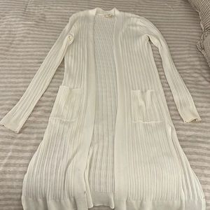 White Cardigan